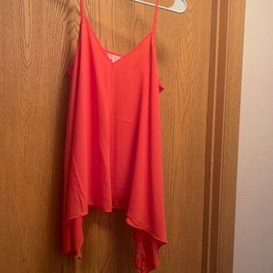 Sheer Spaghetti Strap Shirt